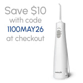 Cordless 1100 Water Flosser (Save $10 with code "1100MAY26ā at checkout!)